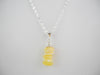 Natural Baltic Amber Pendant Necklace, Butter 20 " ALLUREGEM S1405