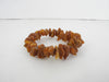 BALTIC AMBER CHIP STRETCH BRACELET RAW HONEY 24 gm 7.5 "  ALLUREGEM S1265