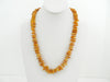 BALTIC AMBER CHIPS NECKLACE, POLISHED  BUTTERSCOTCH   22 " Alluregem S1086