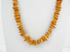 BALTIC AMBER CHIPS NECKLACE, POLISHED  BUTTERSCOTCH   22 " Alluregem S1086