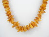 BALTIC AMBER CHIPS NECKLACE, POLISHED  BUTTERSCOTCH   22 " Alluregem S1086