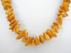 BALTIC AMBER CHIPS NECKLACE, POLISHED  BUTTERSCOTCH   22 " Alluregem S1086