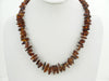 Baltic Amber CHIPS Necklace,GRADUATED DK HONEY 27-32 gm 20 " Alluregem S1038