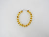 BALTIC AMBER  BRACELET, 925 Sterling Silver 7.5"  ALLUREGEM  S1776