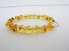 BALTIC AMBER  BRACELET, 925 Sterling Silver 7.5"  ALLUREGEM  S1776