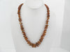 BALTIC AMBER NECKLACE CHIPS GRADUATED, RAW HONEY 29 gm 20 " ALLUREGEM S1278