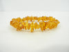 BALTIC AMBER CHIP STRETCH BRACELET POLISHED HONEY 14-17 gm 8" ALLUREGEM s1080