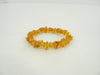 BALTIC AMBER CHIP STRETCH BRACELET POLISHED HONEY 14-17 gm 8" ALLUREGEM s1080