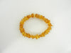 BALTIC AMBER CHIP STRETCH BRACELET POLISHED HONEY 14-17 gm 8" ALLUREGEM s1080
