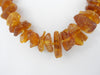 BALTIC AMBER NECKLACE CHIPS RAW GRADUATED, HONEY 32  gm 23 " ALLUREGEM S1271