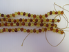 BALTIC AMBER Loose Beads, Rounded 7 - 8 mm 10-12 gm 16" Alluregem E1143