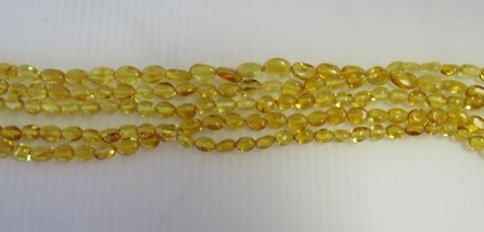 Natural Baltic Amber Beads Strand 6 - 8 gm, 6MM - 9MM Alluregem E1166