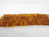 Natural Baltic Amber Bead Strands Rondelle Honey 8" Alluregem E1278