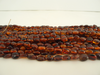 NATURAL Baltic Amber Bead Strands 6-8 mm Oval Cognac 16" Alluregem E1285