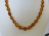 Baltic Amber Beaded Necklace, Genuine Natural Faceted 20" Alluregem E1605