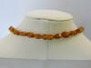 Baltic Amber Beaded Necklace, Genuine Natural Faceted 20" Alluregem E1605