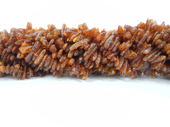 Baltic Amber Chips Beads Cognac Grade D BUY 3 GET 1 FREE!! Alluregem E2038
