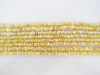 Natural Baltic Amber Bead Strands Rondelle White 10 - 14 gm 7 - 8mm 16" Alluregem E2076