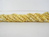 Natural Baltic Amber Bead Strands Rondelle White 10 - 14 gm 7 - 8mm 16" Alluregem E2076