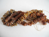 Natural Raw Baltic Amber Chips, Loose Beads Strand 30 - 40 gm, 10 - 17 mm Alluregem E2093
