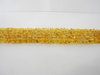Natural Baltic Amber Bead Strands Rondelle Lemon 7 - 8 gm 5 - 6mm 16" Alluregem E2103