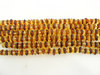 Genuine BALTIC AMBER Beads Strands Rondelle Lemon and Cognac 10-11 mm 8" Alluregem E2104