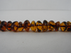 Natural BALTIC AMBER Beads Strands Chubby Rounded Baroque Cognac 9 - 10 mm 10 - 12 grams 8" Alluregem E2109