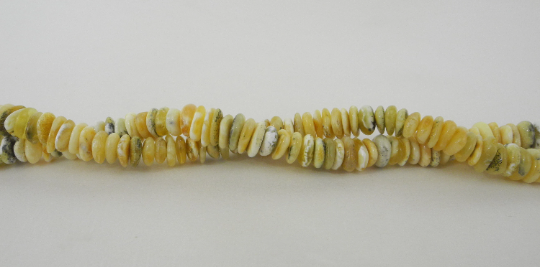 Natural BALTIC AMBER Beads, Thin Rondelle Butter White Amber, Pack of 140 Beads Alluregem E2111