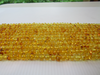 Baltic Amber Bead Strands, Natural Lemon Large Rounded Baroque 20 - 23 Grams, 9 - 10 MM 16" Alluregem E2152