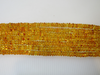 Natural Baltic Amber Beads Strand, Chubby Rondelle Lemon 16" Alluregem E2161