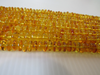 Natural Baltic Amber Beads Strand, Chubby Rondelle Lemon 16" Alluregem E2161