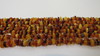 Genuine Baltic amber, Extra Small Baltic Amber chips bead strands, Multi-color, 4-6 mm, Alluregem E2175