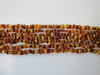 Genuine Baltic amber, Extra Small Baltic Amber chips bead strands, Multi-color, 4-6 mm, Alluregem E2175