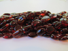 Natural Baltic Amber Bead Strands, Cognac, Large Flat Oval 8" Alluregem E2201
