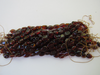 Natural Baltic Amber Bead Strands, Cognac, Large Flat Oval 8" Alluregem E2201