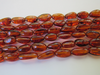 Natural Baltic Amber Bead Strands, Cognac Large Long Oval 16" Alluregem E2207