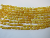 Natural Baltic Amber Bead Strands, Chubby Oval Butter-White, 6 - 7 grams 10 - 12 mm, 8" Alluregem E2232