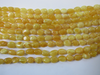 Natural Baltic Amber Bead Strands, Chubby Oval Butter-White, 6 - 7 grams 10 - 12 mm, 8" Alluregem E2232