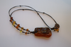 Baltic Amber Necklace with Amber Beads and Pendant 11.7 gm 20.5" Alluregem E2364