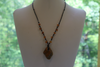 Baltic Amber Necklace with Amber Beads and Pendant E2377