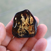 Large Baltic Amber Carved Cabochon, 7.6 gm, Hand Carved Unset Pendant Stone, Alluregem E2949