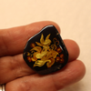 Genuine Baltic Amber Carved Cabochon, 3.3gm, Unset Hand Carved Stone, Alluregem E3095