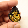 Genuine Baltic Amber Carved Cabochon, 3.5gm, Unset Hand Carved Focal Stone, Alluregem E3096