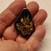 Genuine Baltic Amber Carved Cabochon, 3.5gm, Unset Hand Carved Focal Stone, Alluregem E3096