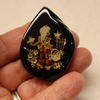 Genuine Baltic Amber Carved Cabochon, 7.7 gm, Unset Pendant Focal Stone, Alluregem E3107