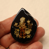 Genuine Baltic Amber Carved Cabochon, 7.7 gm, Unset Pendant Focal Stone, Alluregem E3107