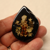 Genuine Baltic Amber Carved Cabochon, 7.7 gm, Unset Pendant Focal Stone, Alluregem E3107
