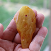 BALTIC Amber Pendant Bead, Natural, Very Unique Extra Large Butterscotch Focal 13.7 gm Alluregem E3139