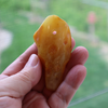 BALTIC Amber Pendant Bead, Natural, Very Unique Extra Large Butterscotch Focal 13.7 gm Alluregem E3139