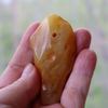 BALTIC Amber Pendant Bead, Natural, Very Unique Extra Large Butterscotch Focal 13.7 gm Alluregem E3139